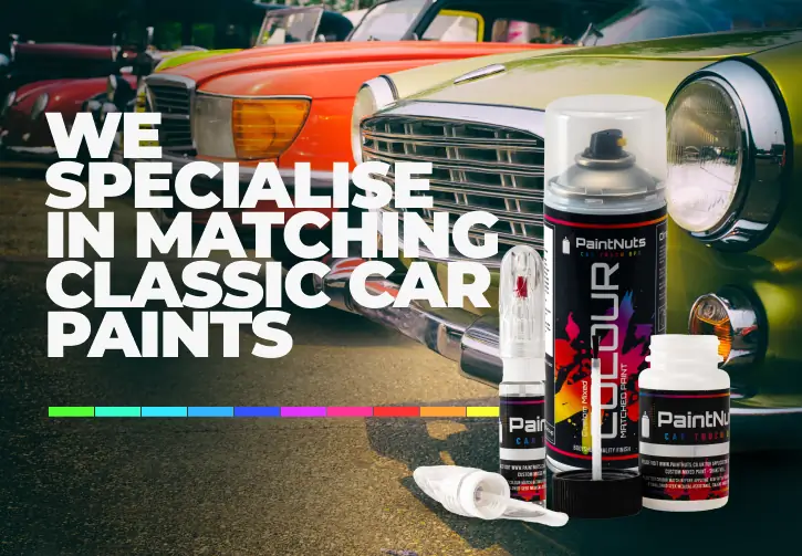 We specialise in matching Classic Car Paints