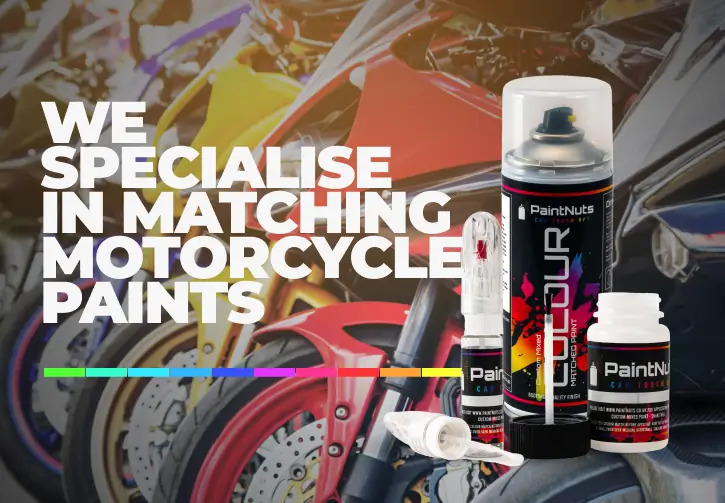 We specialise in matching Motorcycle Paints